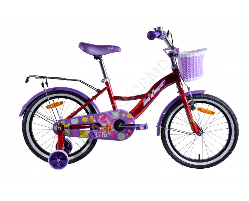 Bicicleta Aist Lilo 18" rosu